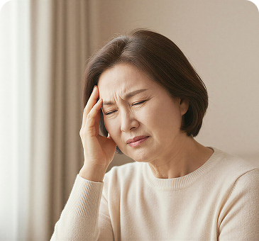증상의 반복